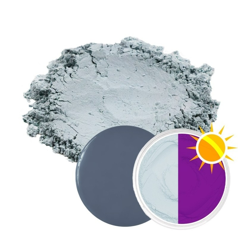Grey → Strong Purple